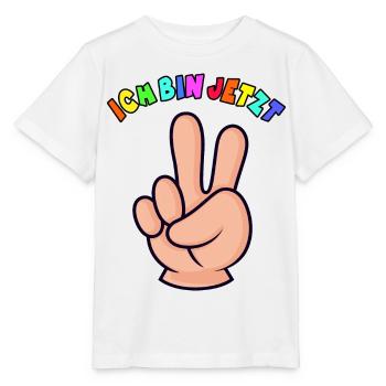 2.Geburtstag Kleinkind Geschenk 2 Finger - Stanley/Stella Kinder T-Shirt MINI CREATOR  - Weiß - Vorne - Maike (125cm)