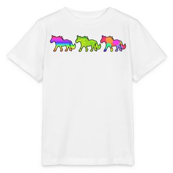 Galopp Pferdenarr Pferde Pferdeliebe Islandpferde - Stanley/Stella Kinder T-Shirt MINI CREATOR  - Weiß - Vorne - Maike (125cm)