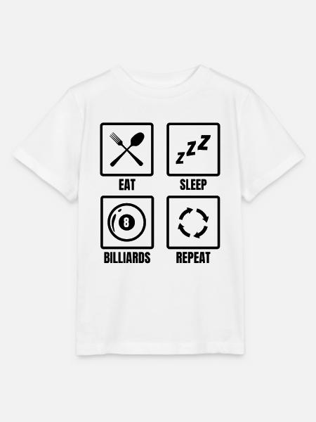 Pool Billard Spieler - Stanley/Stella Kinder T-Shirt MINI CREATOR - Weiß