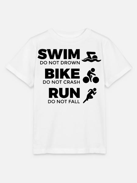 Zitat Triathlet - Stanley/Stella Kinder T-Shirt MINI CREATOR  - Weiß