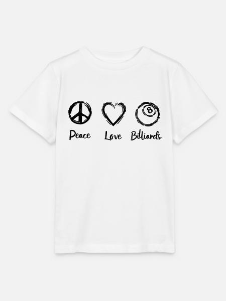 Billard - Stanley/Stella Kinder T-Shirt MINI CREATOR  - Weiß