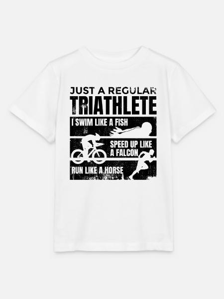 Durchschnittlicher Triathlet - Stanley/Stella Kinder T-Shirt MINI CREATOR  - Weiß