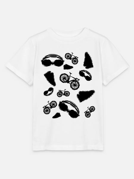 Triathlon Symbole - Stanley/Stella Kinder T-Shirt MINI CREATOR - Weiß