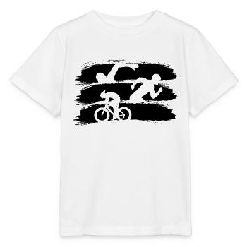 Triathlon - Stanley/Stella Kinder T-Shirt MINI CREATOR  - Weiß - Vorne - Maike (125cm)