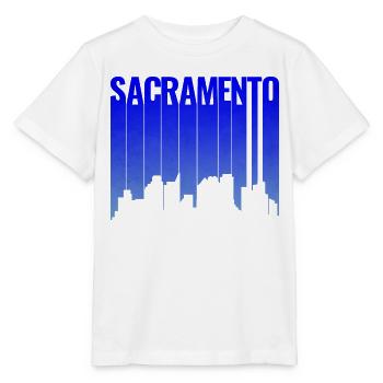 Sacramento Slope Skyline Silhouette - Stanley/Stella MINI CREATOR Kids’ T-Shirt - white - Front - Maike (125cm)