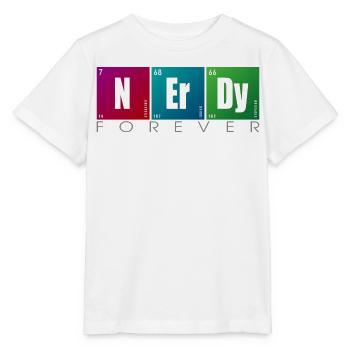 NERDY forever - NERDY Elements - Stanley/Stella Kinder T-Shirt MINI CREATOR  - Weiß - Vorne - Maike (125cm)