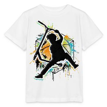 Scooter - Stunt scooter - Scooter - Scooter - Stanley/Stella MINI CREATOR Kids’ T-Shirt - white - Front - Maike (125cm)