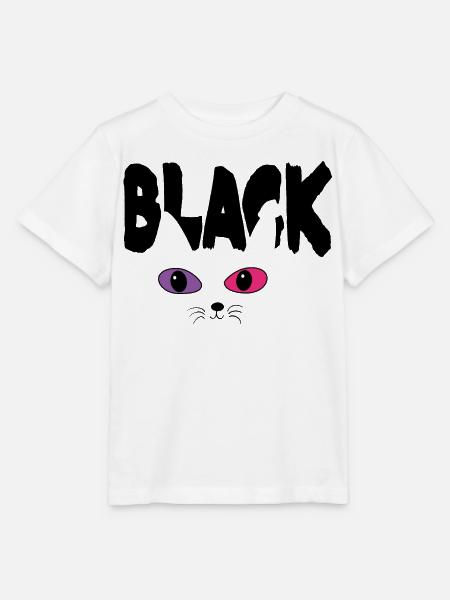 Katzen Augen - Stanley/Stella Kinder T-Shirt MINI CREATOR - Weiß