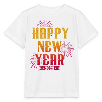 Nouvel An 2023 Réveillon du Nouvel An Bonne année - T-shirt bio MINI CREATOR Stanley/Stella Enfant - blanc - Devant - Maike (125cm)