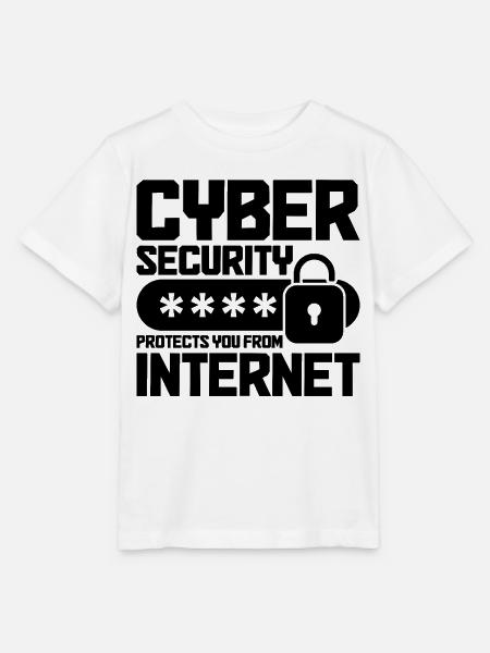 Cybersecurity Computersicherheit Cybersecurity - Stanley/Stella Kinder T-Shirt MINI CREATOR - Weiß