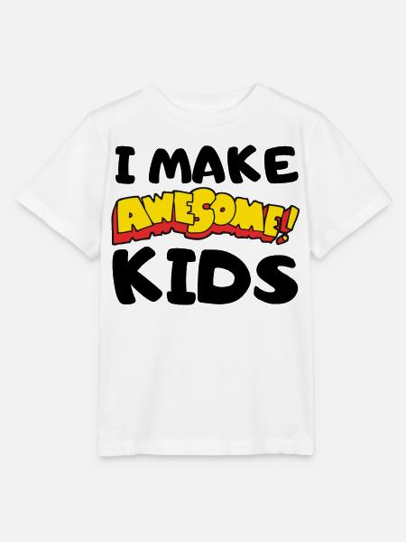 Comic-Ausrufe Awesome Schriftzug - Stanley/Stella Kinder T-Shirt MINI CREATOR - Weiß