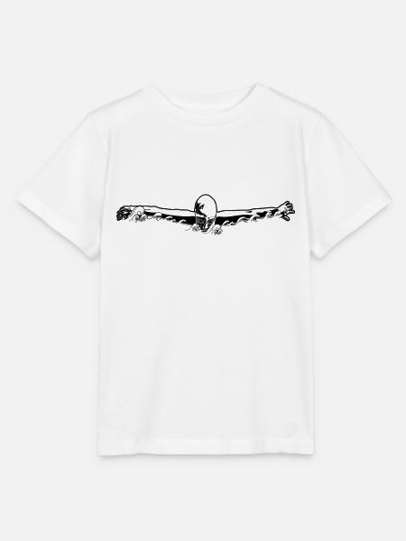 Schwimmer - Stanley/Stella Kinder T-Shirt MINI CREATOR  - Weiß