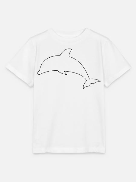 Delfin - Stanley/Stella Kinder T-Shirt MINI CREATOR - Weiß