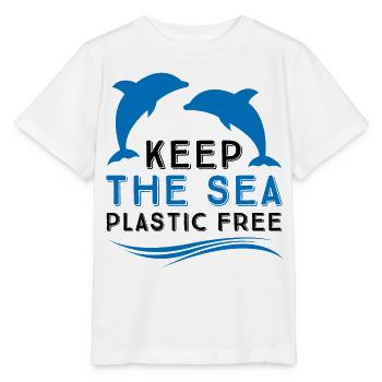 Umweltverschmutzung im Meer - Stanley/Stella Kinder T-Shirt MINI CREATOR  - Weiß - Vorne - Maike (125cm)