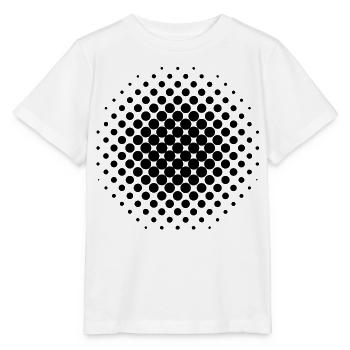 Black Dots - Stanley/Stella Kinder T-Shirt MINI CREATOR  - Weiß - Vorne - Maike (125cm)