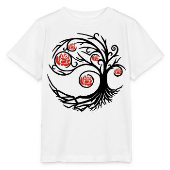 Strange black rose - Stanley/Stella MINI CREATOR Kids’ T-Shirt - white - Front - Maike (125cm)