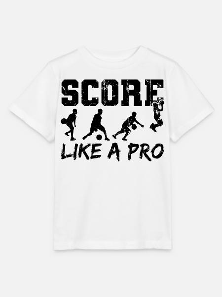 Basketballspieler - Stanley/Stella Kinder T-Shirt MINI CREATOR - Weiß