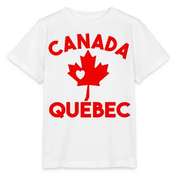 Kanada Québec - Stanley/Stella Kinder T-Shirt MINI CREATOR  - Weiß - Vorne - Maike (125cm)