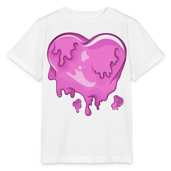 melted heart - Stanley/Stella MINI CREATOR Kids’ T-Shirt - white - Front - Maike (125cm)