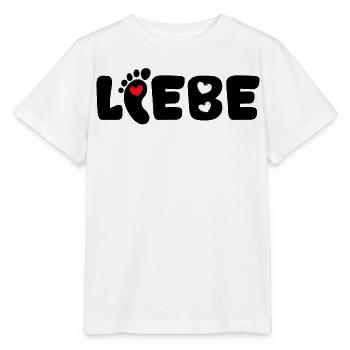 Mother Heart Saying Baby Feet Pregnant Baby Bump - Stanley/Stella MINI CREATOR Kids’ T-Shirt - white - Front - Maike (125cm)