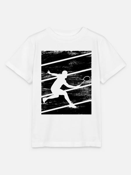 Badminton Spieler - Stanley/Stella Kinder T-Shirt MINI CREATOR - Weiß