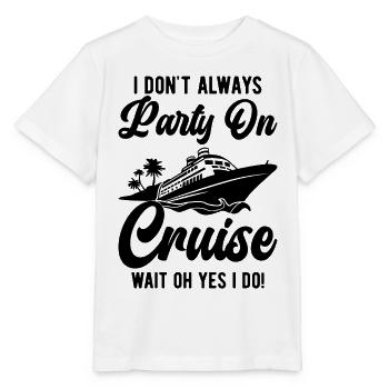 Drôle de croisière Bateau de croisière Bateau de croisière - T-shirt bio MINI CREATOR Stanley/Stella Enfant - blanc - Devant - Maike (125cm)