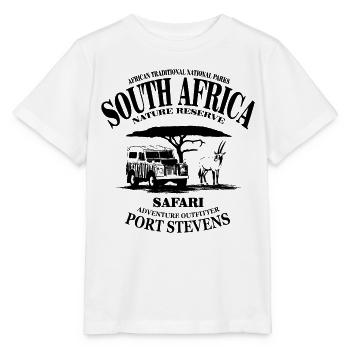 Südafrika - Antilope - Stanley/Stella Kinder T-Shirt MINI CREATOR  - Weiß - Vorne - Maike (125cm)