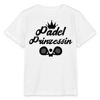 Sportart Racket Padel Statement Spieler Padelspiel - Stanley/Stella Kinder T-Shirt MINI CREATOR  - Weiß - Vorne - Maike (125cm)