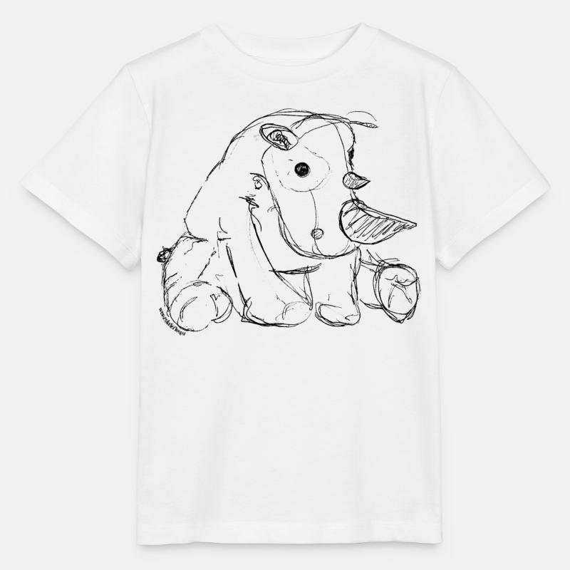 Nashorn - Stanley/Stella Kinder T-Shirt MINI CREATOR - Weiß