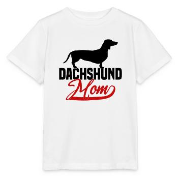 Dachshund Mom - Stanley/Stella Kinder T-Shirt MINI CREATOR  - Weiß - Vorne - Maike (125cm)