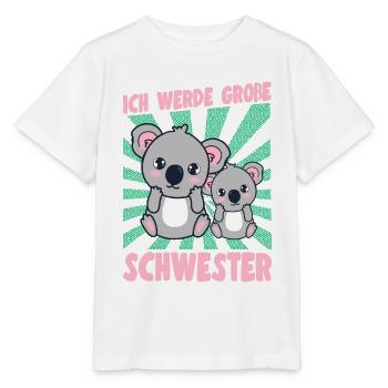 Je vais être une grande sœur idées koala girl - T-shirt bio MINI CREATOR Stanley/Stella Enfant - blanc - Devant - Maike (125cm)