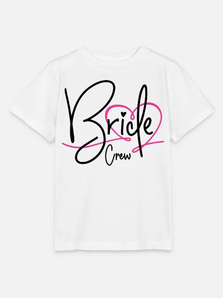 Bride Crew - Stanley/Stella Kinder T-Shirt MINI CREATOR  - Weiß