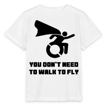 Vous n’avez pas besoin de marcher pour voler # - T-shirt bio MINI CREATOR Stanley/Stella Enfant - blanc - Devant - Maike (125cm)