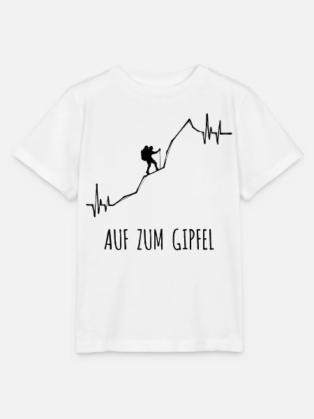 Bergsteigen Wandern Statement Berge Bergwanderung - Stanley/Stella Kinder T-Shirt MINI CREATOR  - Weiß