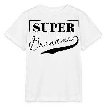 Super Grandma - Stanley/Stella MINI CREATOR Kids’ T-Shirt - white - Front - Maike (125cm)