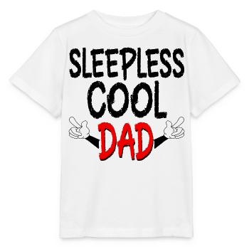 Happy Father's Day - BABY SLEEPLESS DAD - Stanley/Stella MINI CREATOR Kids’ T-Shirt - white - Front - Maike (125cm)