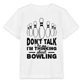Bowler joke - Stanley/Stella MINI CREATOR Kids’ T-Shirt - white - Front - Maike (125cm)