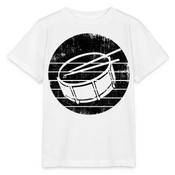 Kleine Trommel - Stanley/Stella Kinder T-Shirt MINI CREATOR  - Weiß - Vorne - Maike (125cm)