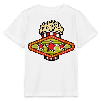 Cineaste Series Popcorn Movies Movies Movies Cinema After - Stanley/Stella MINI CREATOR Kids’ T-Shirt - white - Front - Maike (125cm)