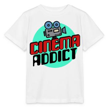 Movie Night Movies Series Statement Movie Night - Stanley/Stella MINI CREATOR Kids’ T-Shirt - white - Front - Maike (125cm)
