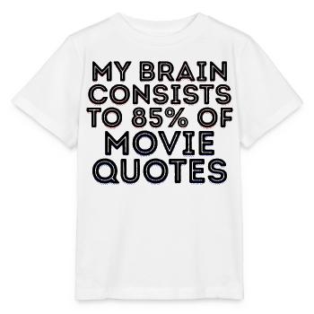 Movies, Statement, Cinema, Movies, Movie Night, Theatre - Stanley/Stella MINI CREATOR Kids’ T-Shirt - white - Front - Maike (125cm)