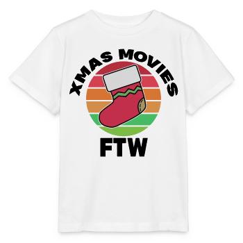 Regarder des films de nuit cinéma en streaming - T-shirt bio MINI CREATOR Stanley/Stella Enfant - blanc - Devant - Maike (125cm)