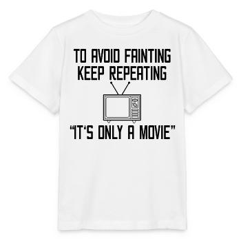 Télévision Regarder Film Film Déclaration Cinéma - T-shirt bio MINI CREATOR Stanley/Stella Enfant - blanc - Devant - Maike (125cm)