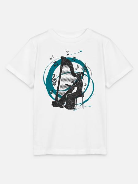 Harfenklänge - Stanley/Stella Kinder T-Shirt MINI CREATOR - Weiß