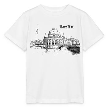 Berlin - T-shirt bio MINI CREATOR Stanley/Stella Enfant - blanc - Devant - Maike (125cm)