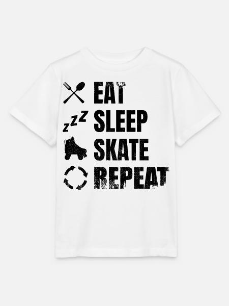 Rollschuhlaufen Routine - Stanley/Stella Kinder T-Shirt MINI CREATOR - Weiß