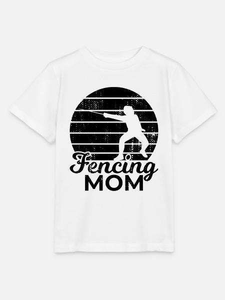 Fechten Mama - Stanley/Stella Kinder T-Shirt MINI CREATOR - Weiß