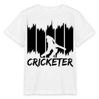 Cricketer - T-shirt bio MINI CREATOR Stanley/Stella Enfant - blanc - Devant - Maike (125cm)