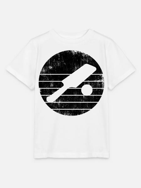 Cricket Schläger und Ball - Stanley/Stella Kinder T-Shirt MINI CREATOR - Weiß