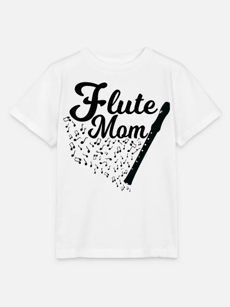 Flötenspieler Mutter - Stanley/Stella Kinder T-Shirt MINI CREATOR - Weiß